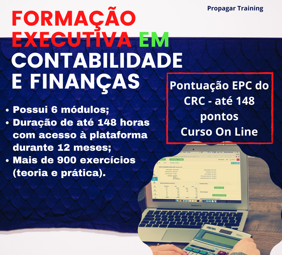 Formação Executiva em Contabilidade e Finanças [2025] Comece agora mesmo!