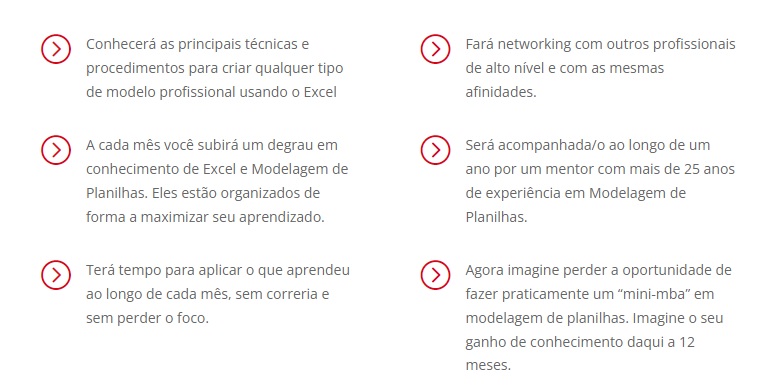 Master em Modelagem de Planilhas Profissionais 2 Propagar Training - Cursos e Treinamentos Corporativos